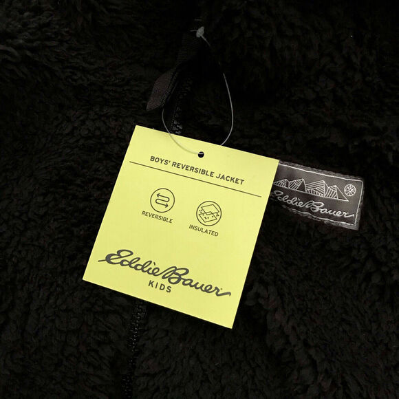 Eddie Bauer NWT Reversible Puffer Jacket Boy XS (5/6) *Pls See Description* - Picture 11 of 12